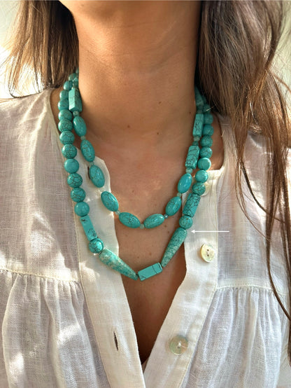 Collar Turquesa formas