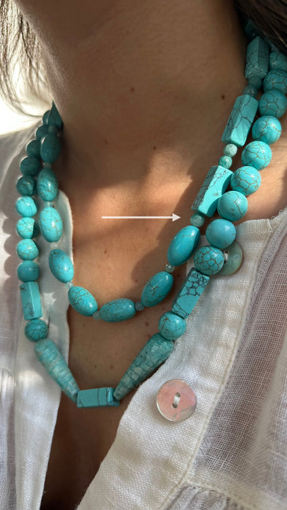 Collar Turquesa formas