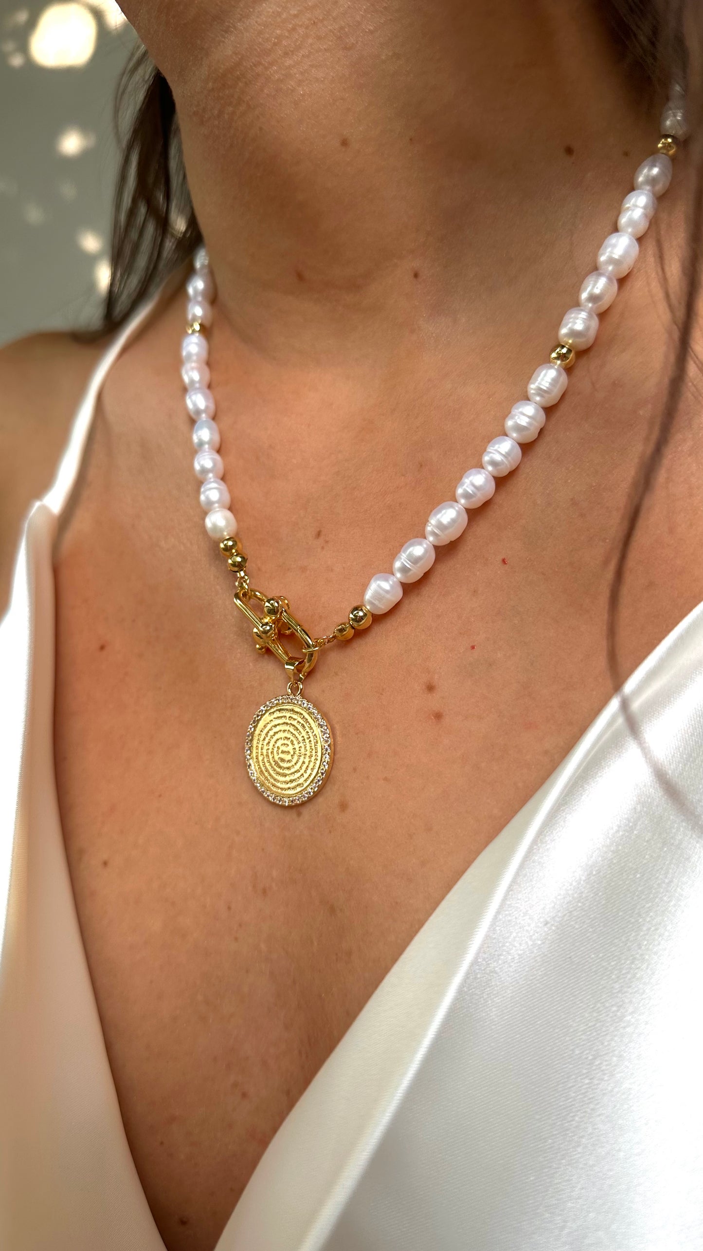 Collar Perlas Padre Nuestro