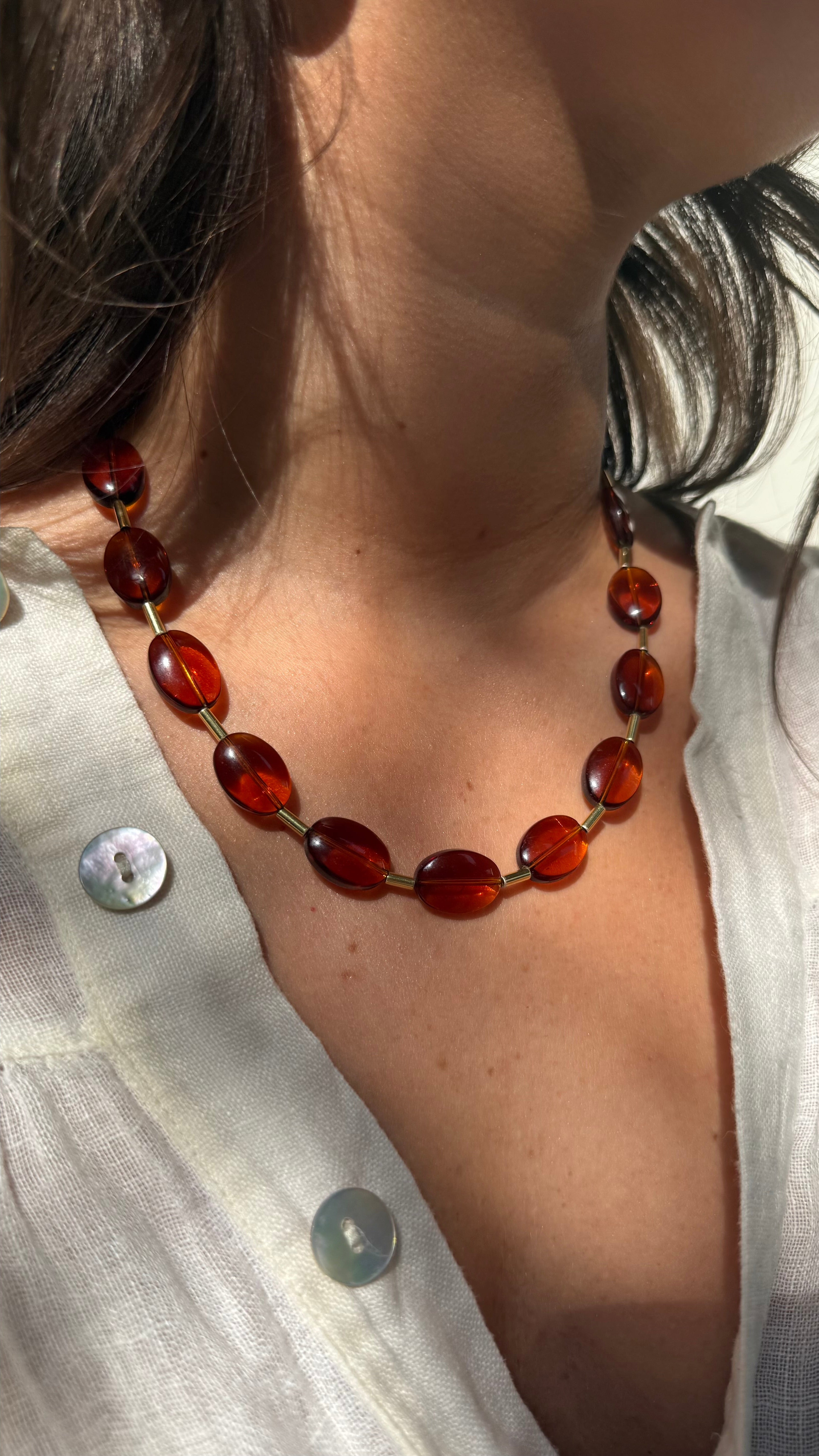 Collar oval terra
