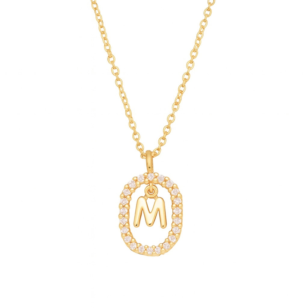 Collar Inicial gold