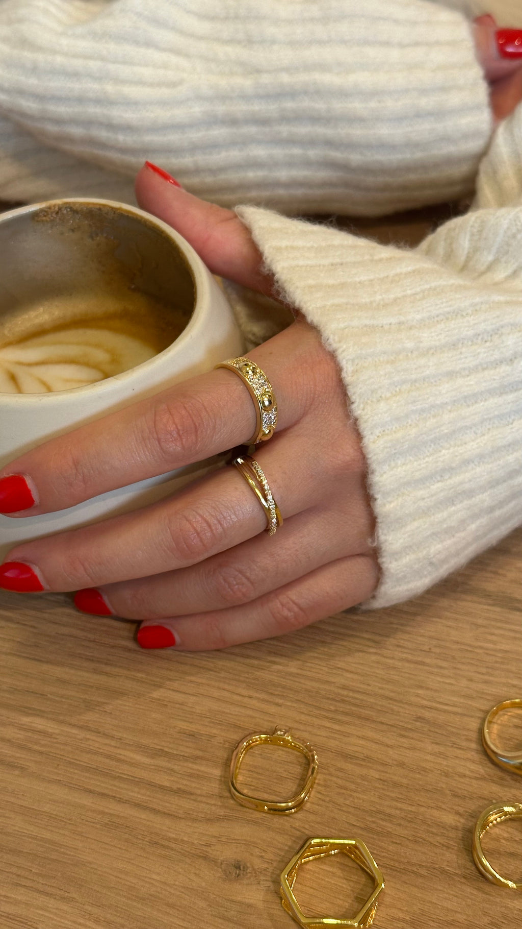 Anillo Roma gold