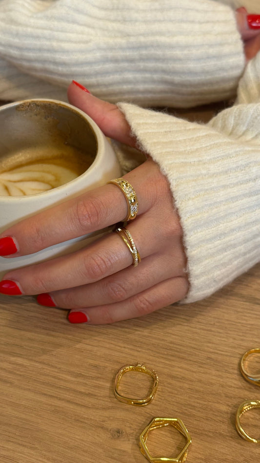 Anillo Roma gold