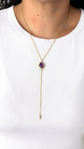 Collar Y- amatista