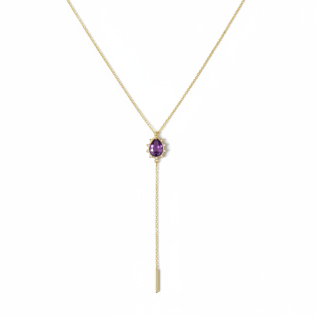 Collar Y- amatista