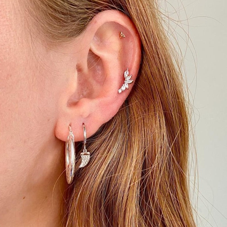 Piercing Alas silver