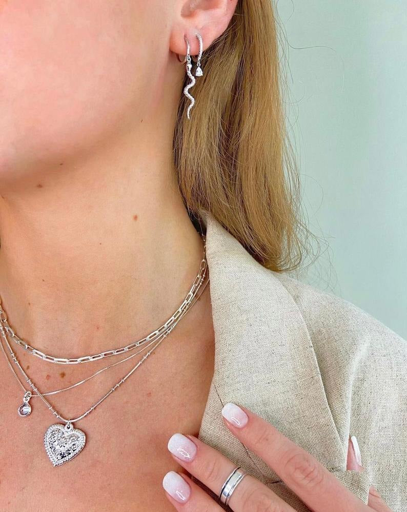Choker Florencia silver