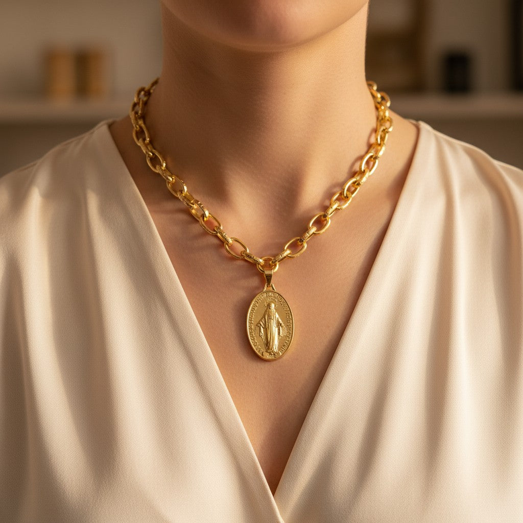 Collar Virgen de los Rayos XXL