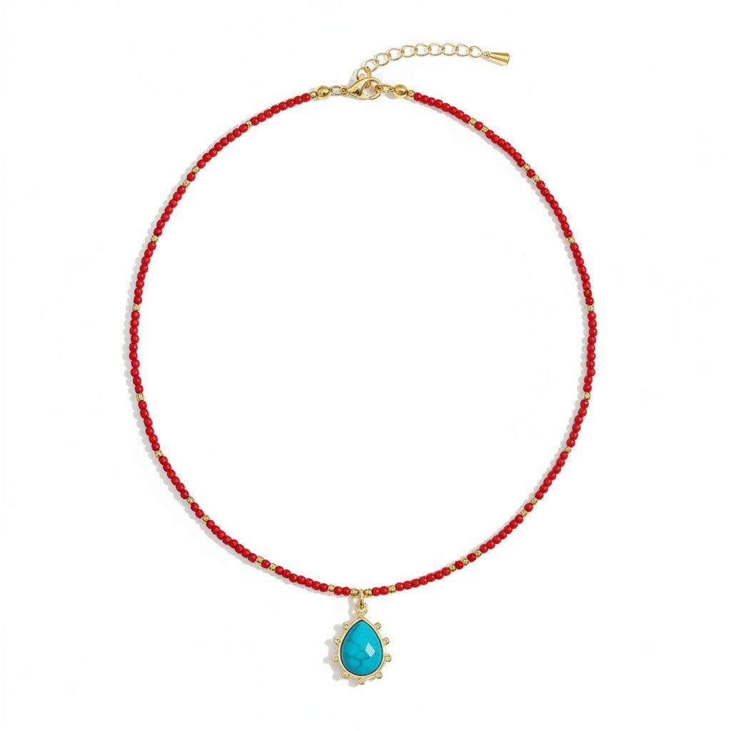 Collar Buzios coral