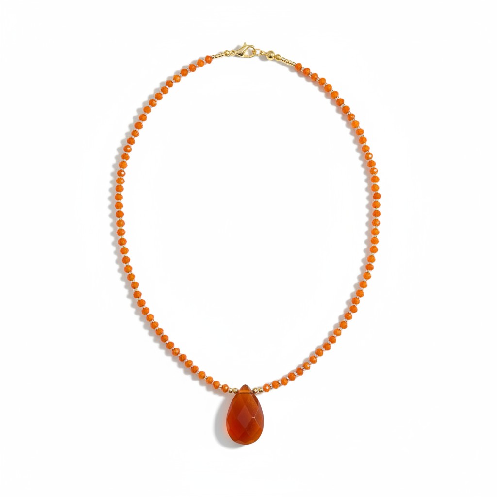 Collar Buzios naranjo
