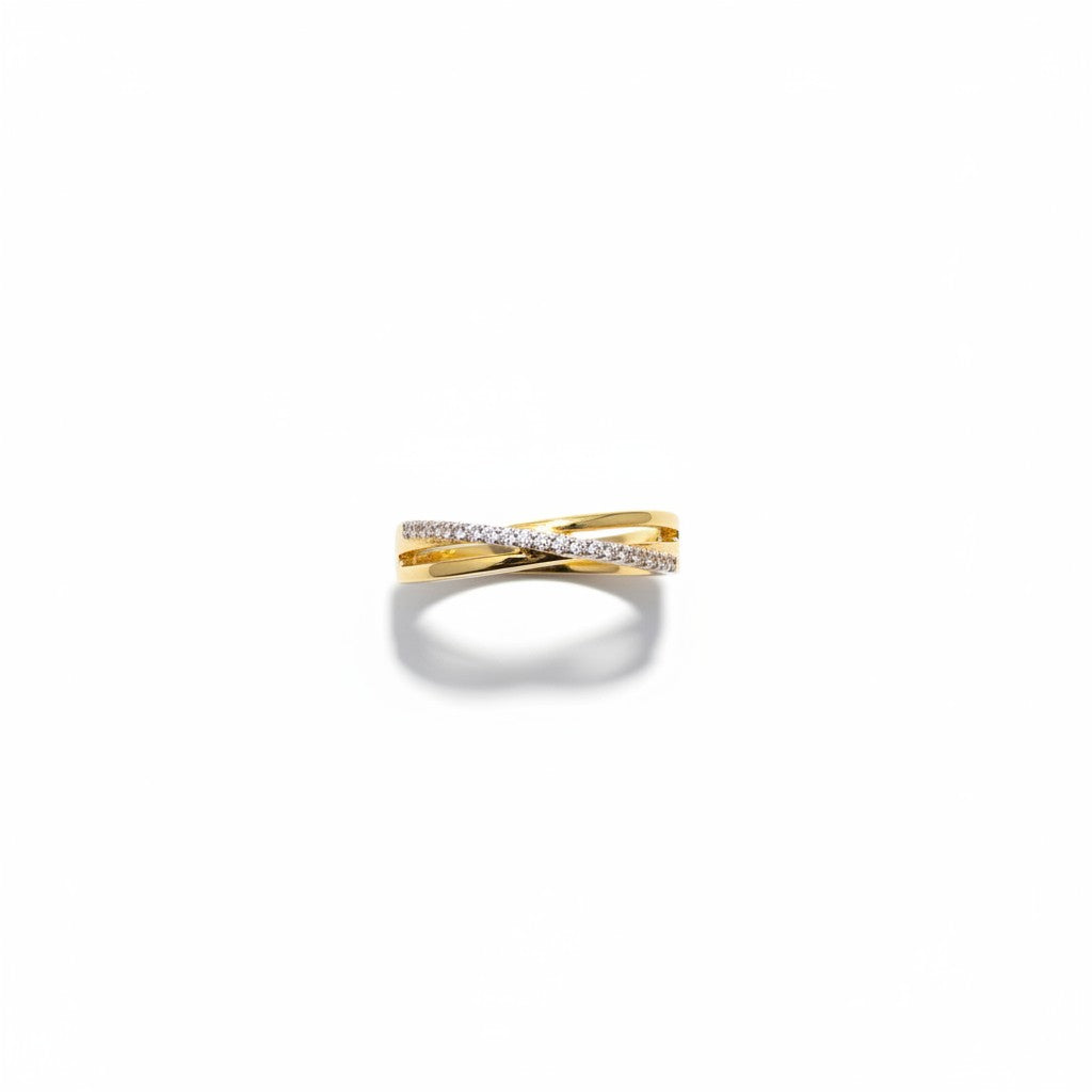 Anillo cross gold