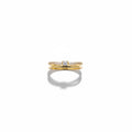 Anillo cuadrado zircones