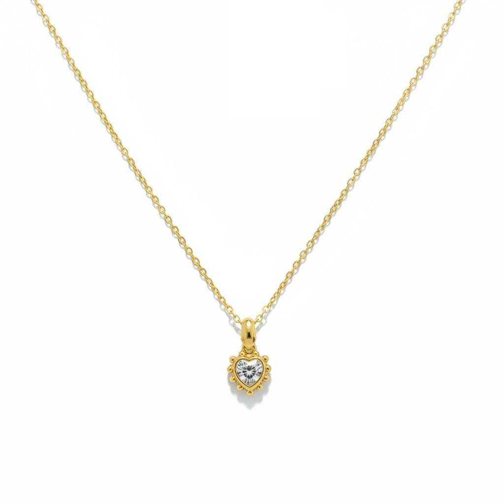 Collar mini love cristal