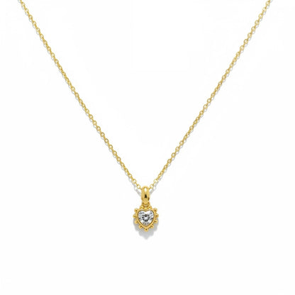 Collar mini love cristal