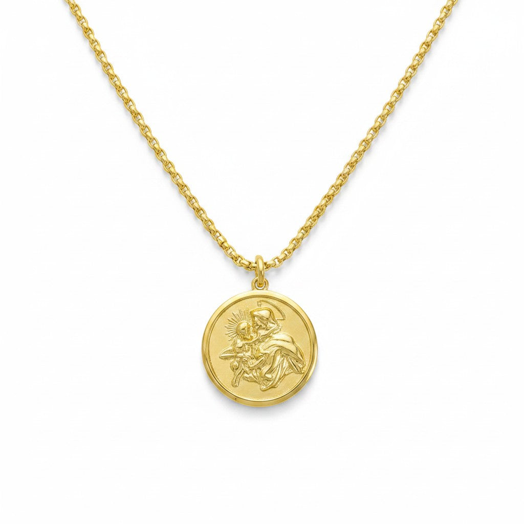 Collar Medalla Protectora San Benito