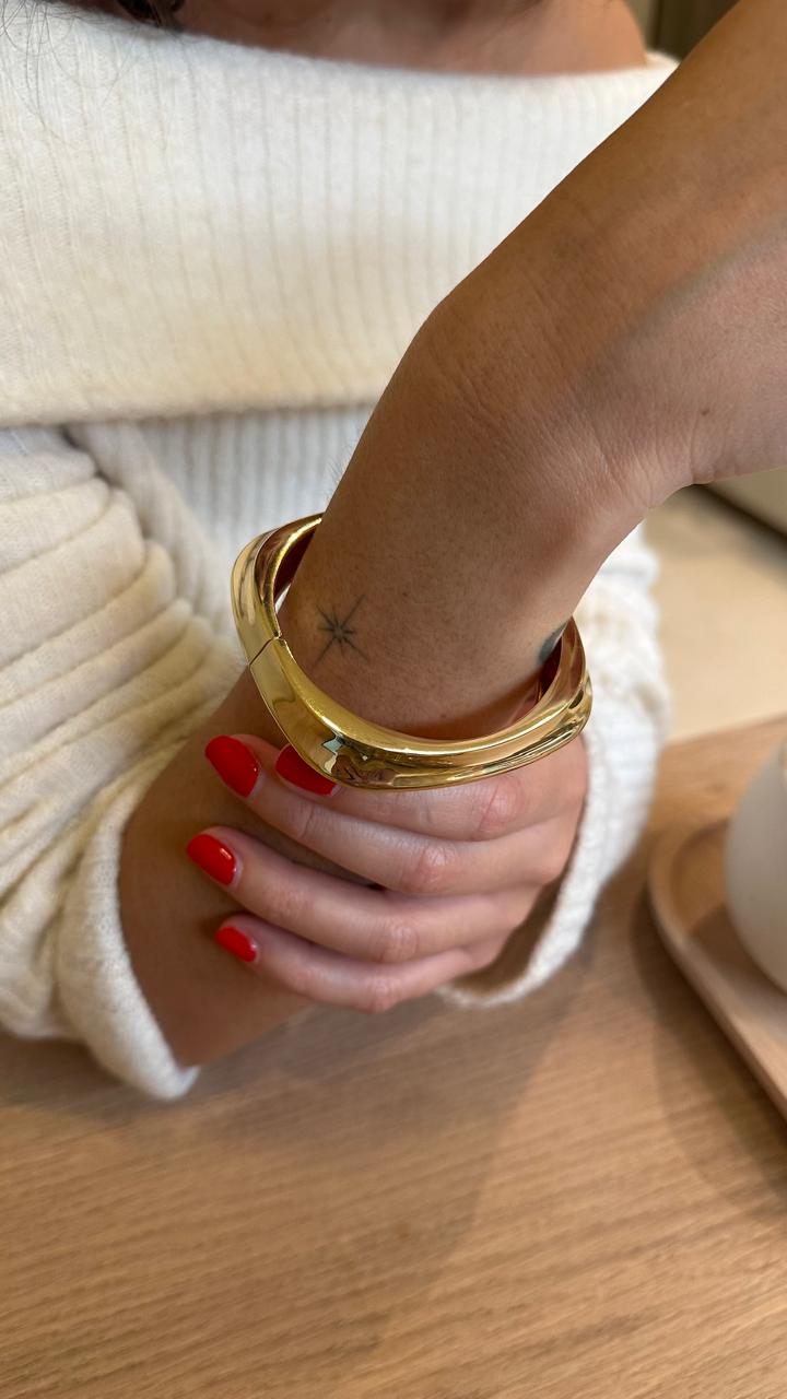 Brazalete cuadrado gold