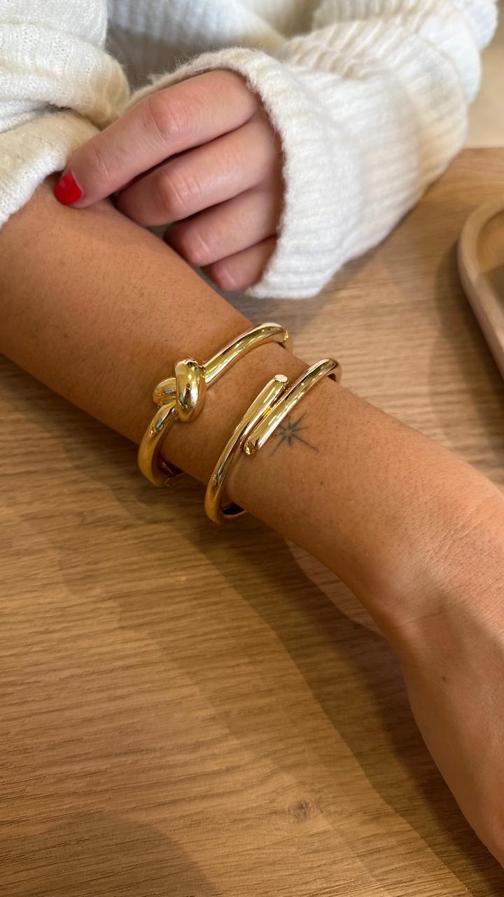 Brazalete cruzado gold
