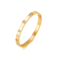 Brazalete zircones oro
