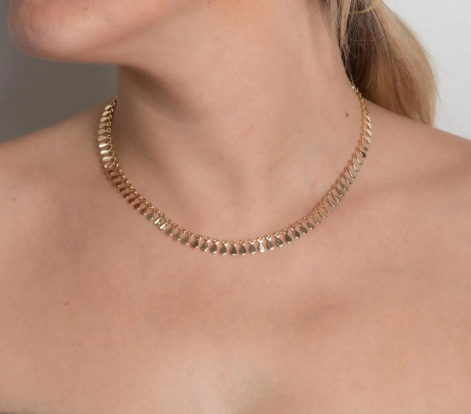 Choker gotas gold