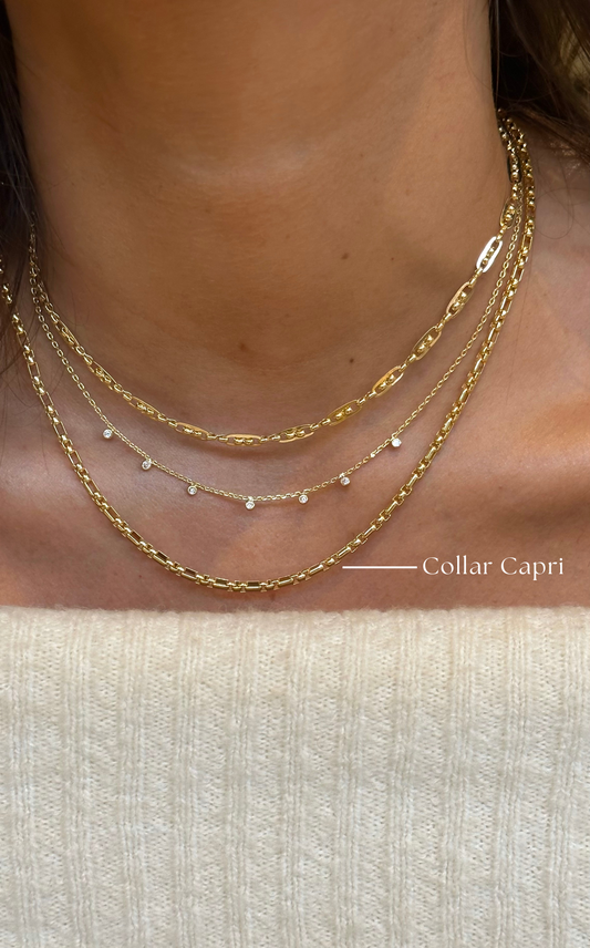 Collar Capri gold