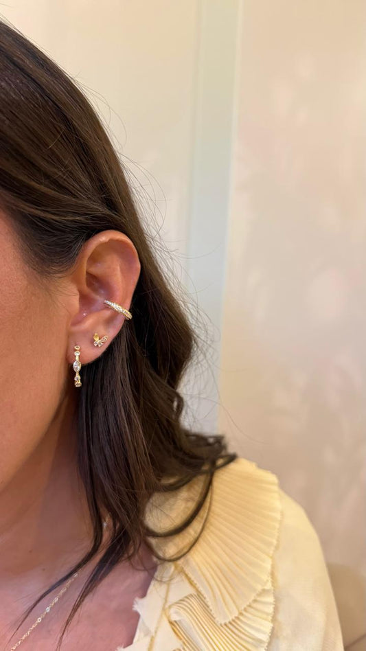 Earcuff zircones gold