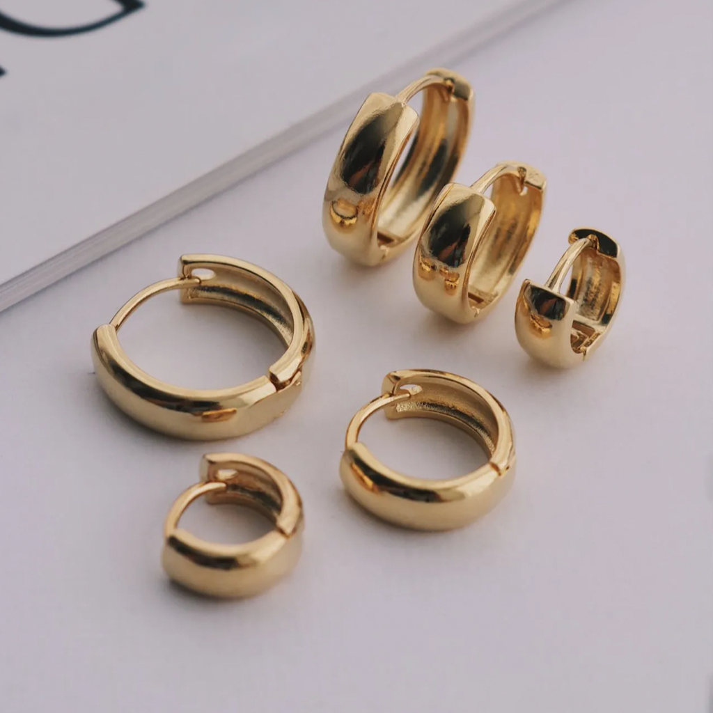 Golden hoops L