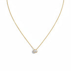 Collar punto de luz S gold