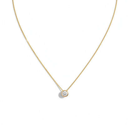 Collar punto de luz S gold