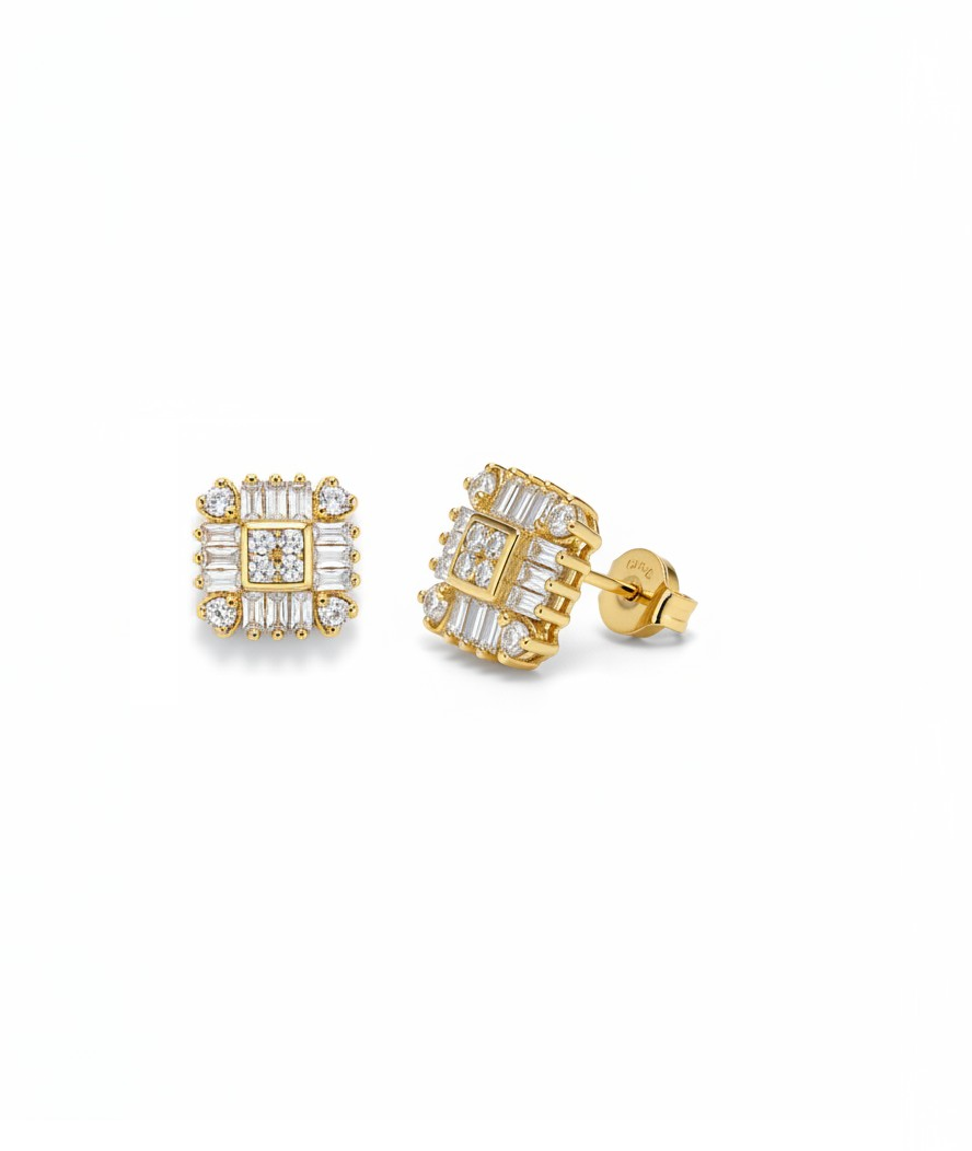 Aros cuadrados cristal