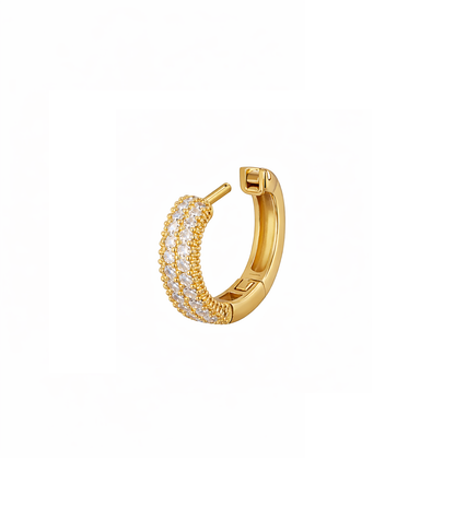 Mini argollas París gold