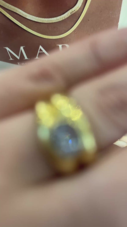 Anillo Bombai gold