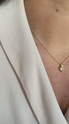 Collar mini love cristal