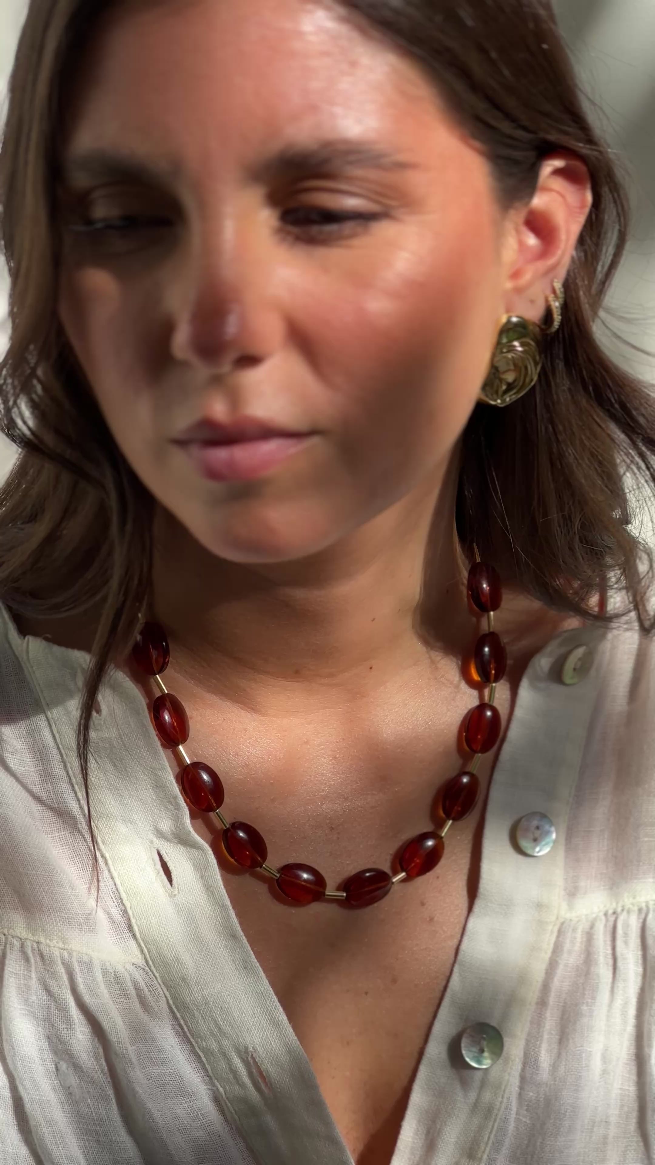 Collar oval terra