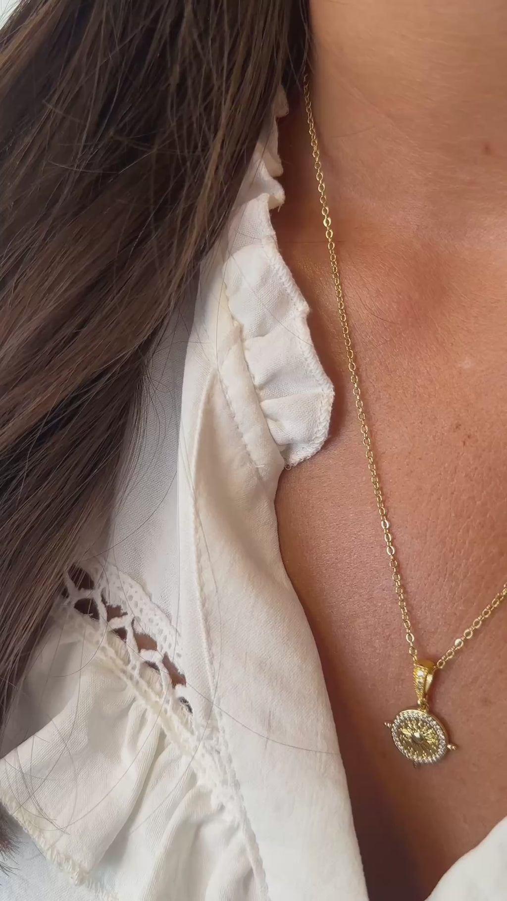 Collar medalla Sun