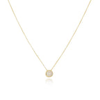 Collar punto de luz M gold