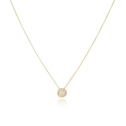 Collar punto de luz gold