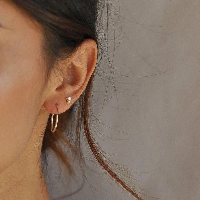 Argollas Simple gold