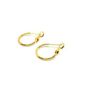 Argollas Simple gold