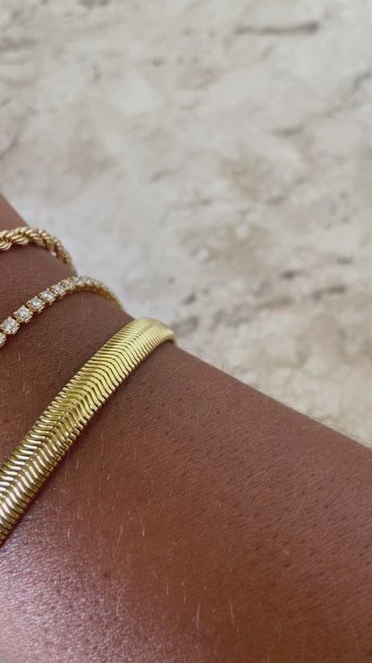 Pulsera cinta gold