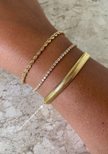 Pulsera cinta gold
