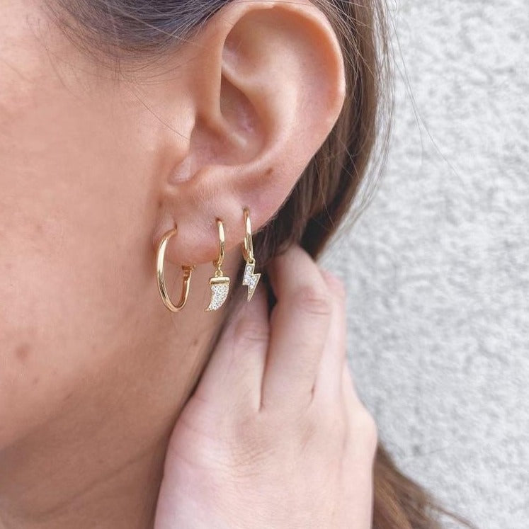 Argollas Simple gold