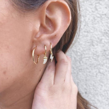 Argollas Simple gold