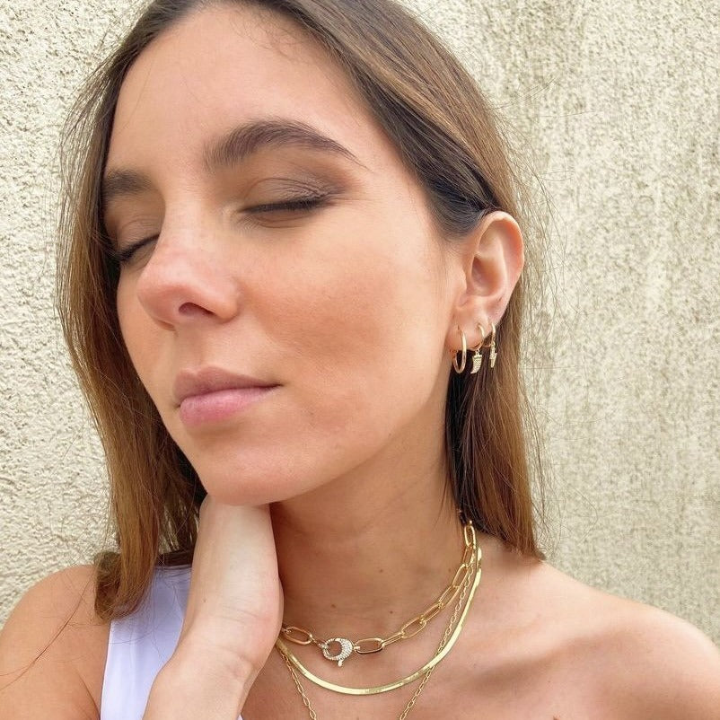 Argollas Simple gold