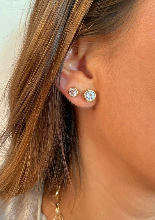 Aros punto de luz gold